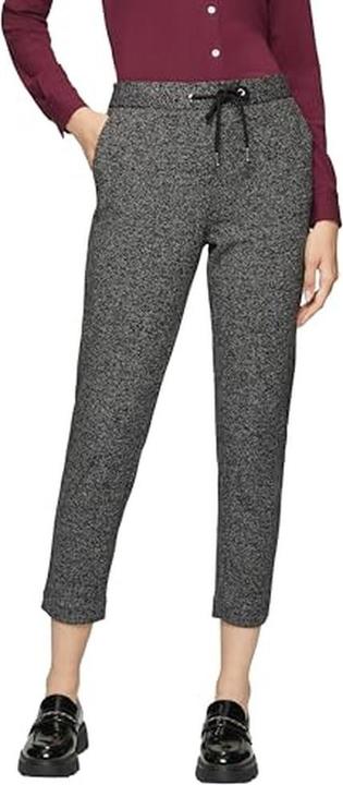 S.Oliver Hose Jogpants mit Elastikbund und Fischgrat-Struktur