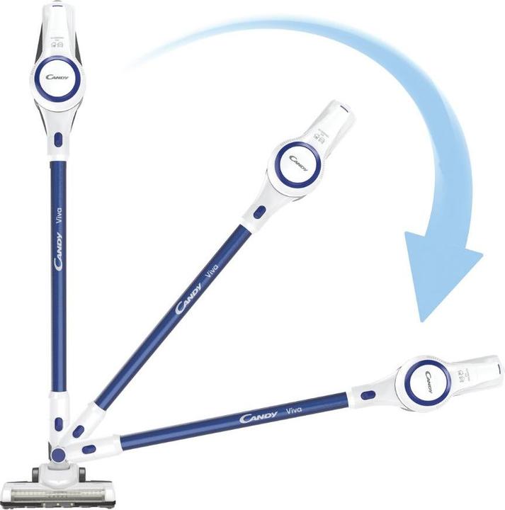 Produktbild Hoover Candy Viva CVIVA15 011 kabelloser Staubsauger Weiss Ohne Beutel