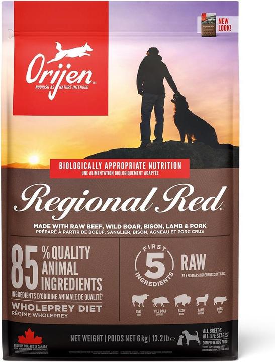 Actual product image Orijen Regional Red Dog (Adult, 1 pcs., 6000 g)