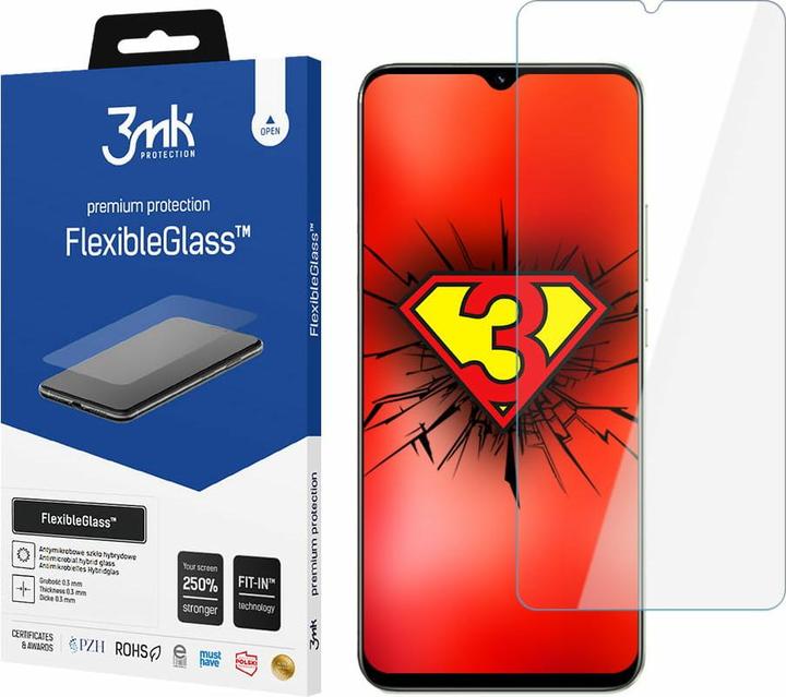 Produktbild 3MK FlexibleGlass Displayschutzfolie, Bildschirmschutzfolie (1 Stück, Realme C30)