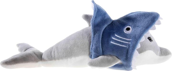 Heunec 760165 - WANNABE Delfin Finley im Haikostüm, Plüschtier, 32cm (16 cm)