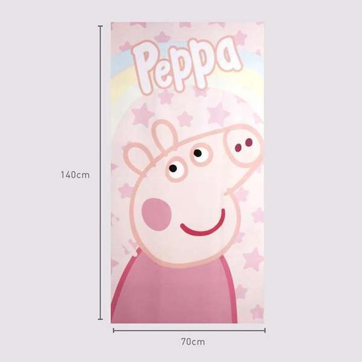 Actual product image Peppa Pig Strandbadetuch Hellrosa 70 X 140 Cm (140 x 70 cm)