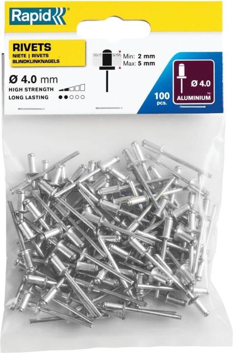 Actual product image Rapid Standard blind rivet Ø 4.0 x 8 mm