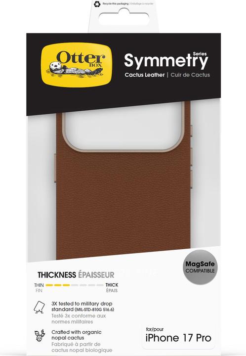 Actual product image OtterBox Symmetry Cactus Leather Camera Control (Apple iPhone 17 Pro)