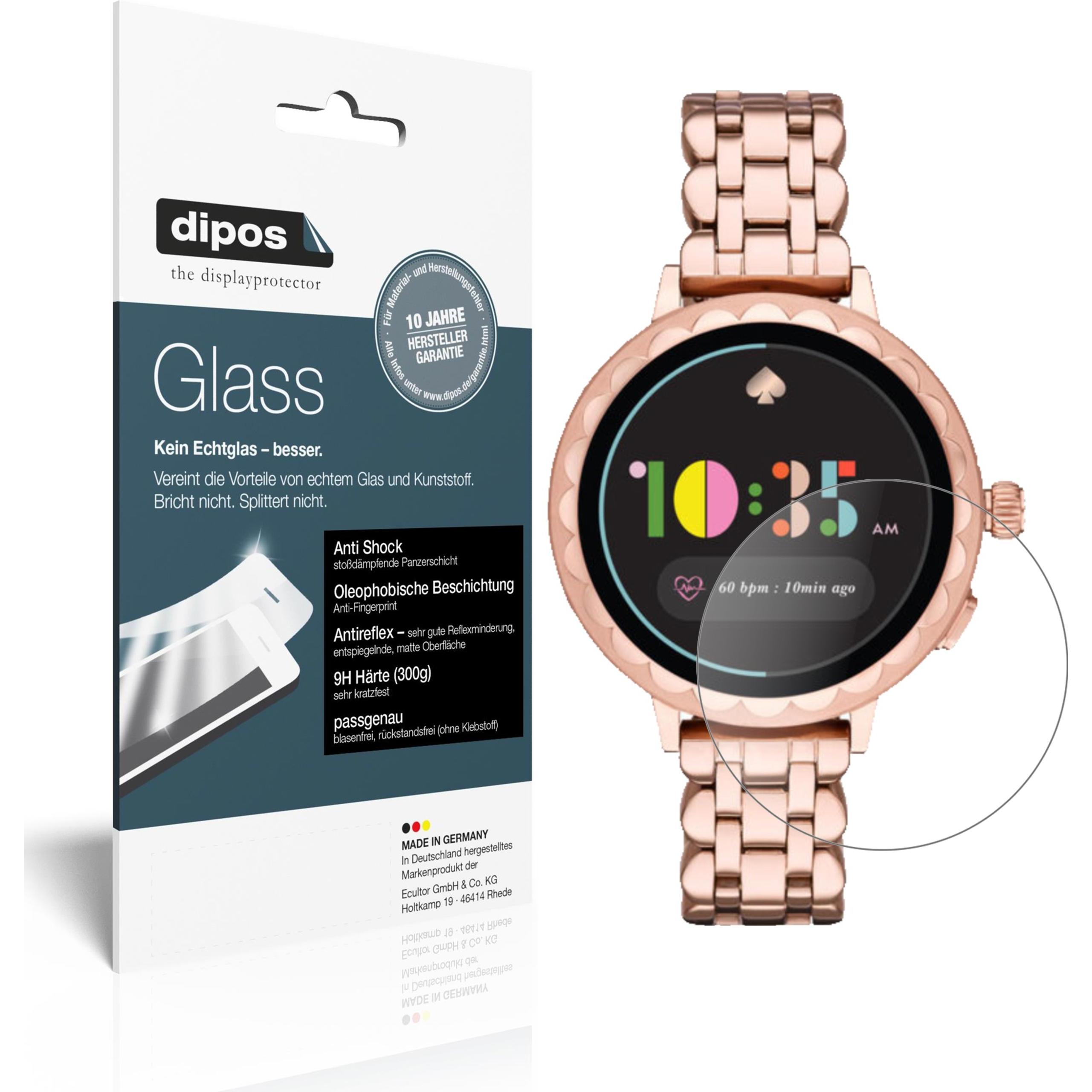 Dipos Displayschutz Anti-Shock, Smartwatch Schutzfolie, Transparent