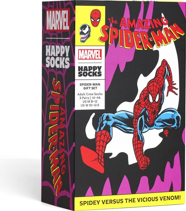 Immagine prodotto Happy Socks MARVEL™ 3-Pack Spider-Man Socks Gift Set (confezione da 3, 36 - 40)