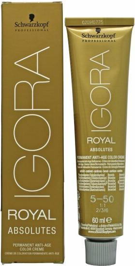 Produktbild Schwarzkopf Professional Igora Royal Absolutes Age Blend (5-50 Hellbraun Gold Natur)