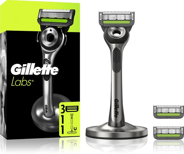 Gillette Labs Shaving System with Holder and Refill Blades
