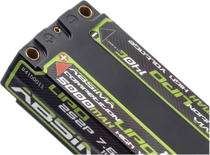 Immagine prodotto Absima Pacco batteria Li-Po Competition Shorty (7.60 V, 5000 mAh)