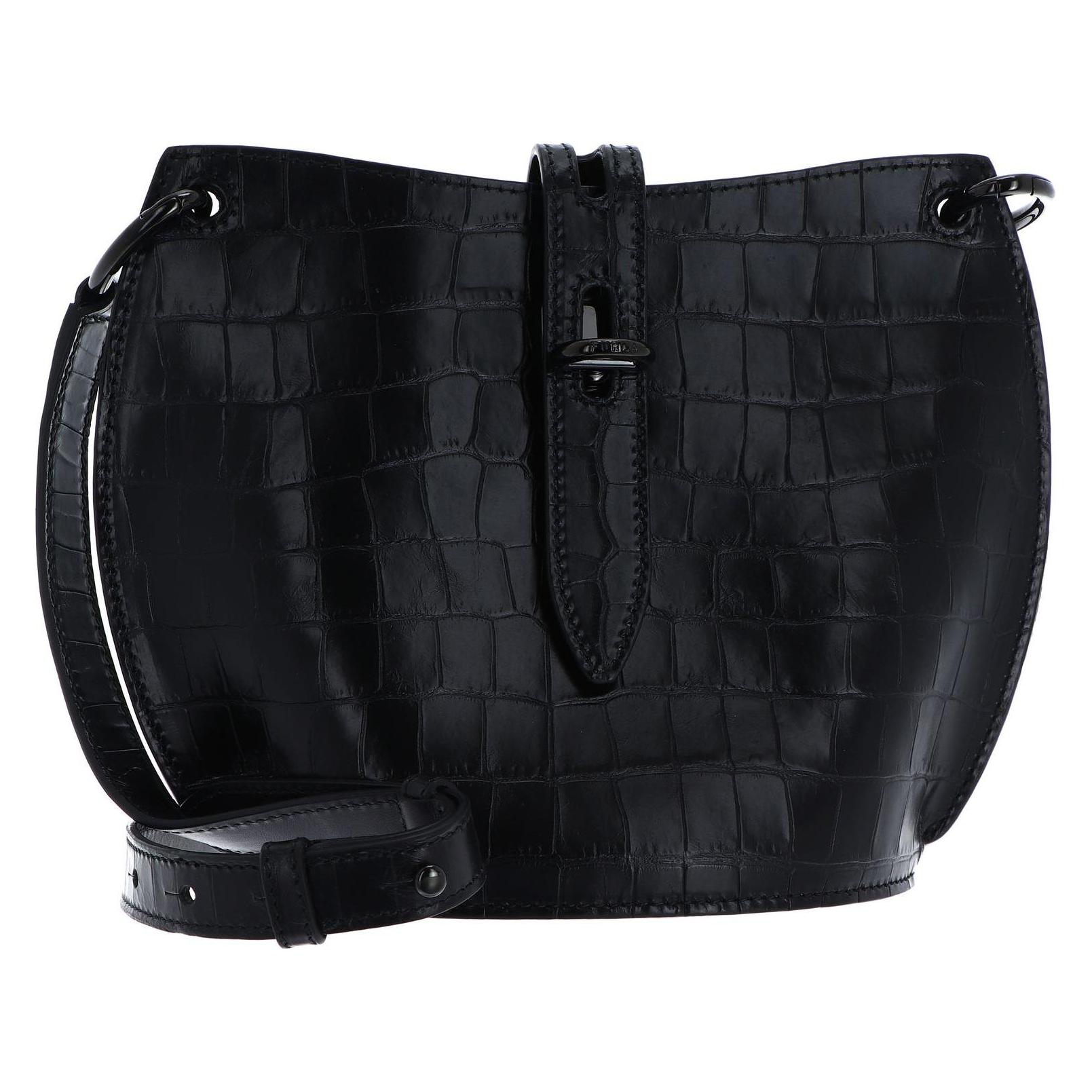 Furla, Damen, Handtasche, Unica Mini Crossbody, Schwarz