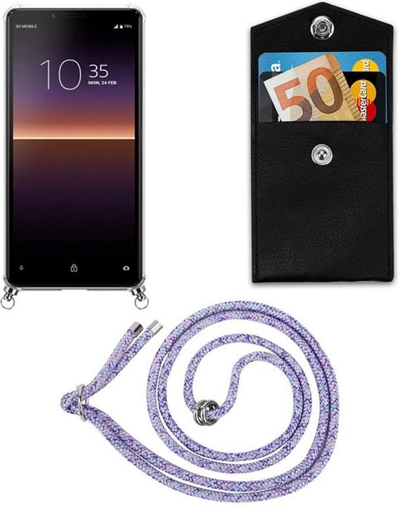 Produktbild Cadorabo TPU Handy Kette SILBER Cover