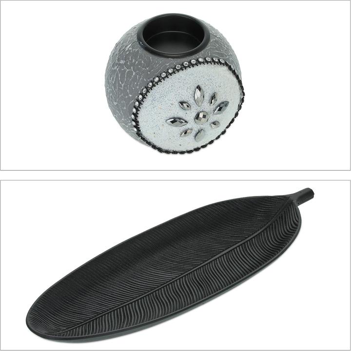 Actual product image Relaxdays Tealight holder (40.5 x 14.5 x 10 cm)