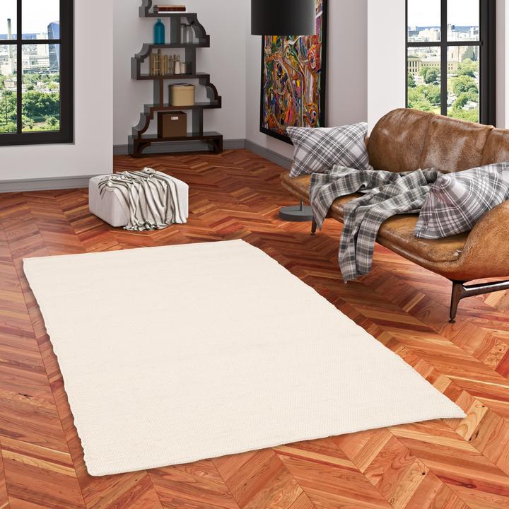 Produktbild Pergamon Natur Teppich Wolle Alaska Meliert (70 x 240 cm)