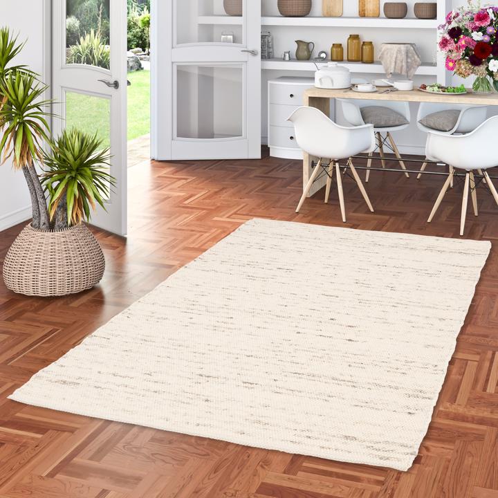 Produktbild Pergamon Natur Teppich Wolle Alaska Meliert (70 x 240 cm)