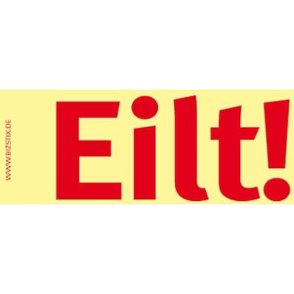 Thumbnail - Bizstix, Haftnotiz, Notiz 'Eilt' 75x35mm