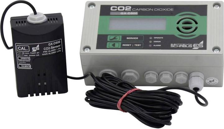 Actual product image Schabus GX-D500 Prof. CO2 warning device for carbon dioxide
