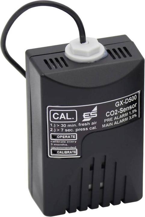 Actual product image Schabus GX-D500 Prof. CO2 warning device for carbon dioxide