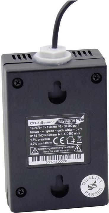 Actual product image Schabus GX-D500 Prof. CO2 warning device for carbon dioxide
