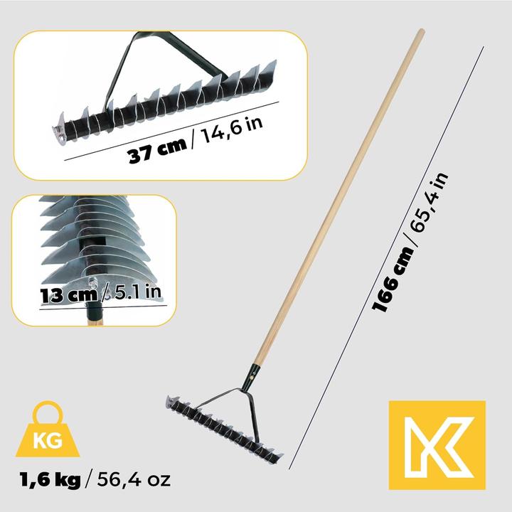 Actual product image Kadax Cutting rake