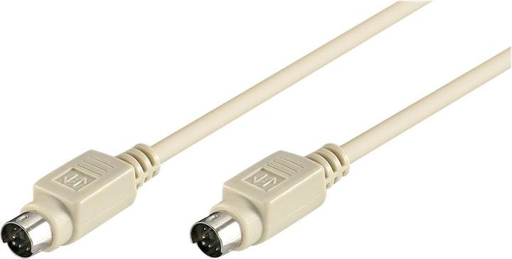 Produktbild Goobay PS/2 Tastatur- / Maus-Kabel, Grau, 5 m (5 m, PS/2)