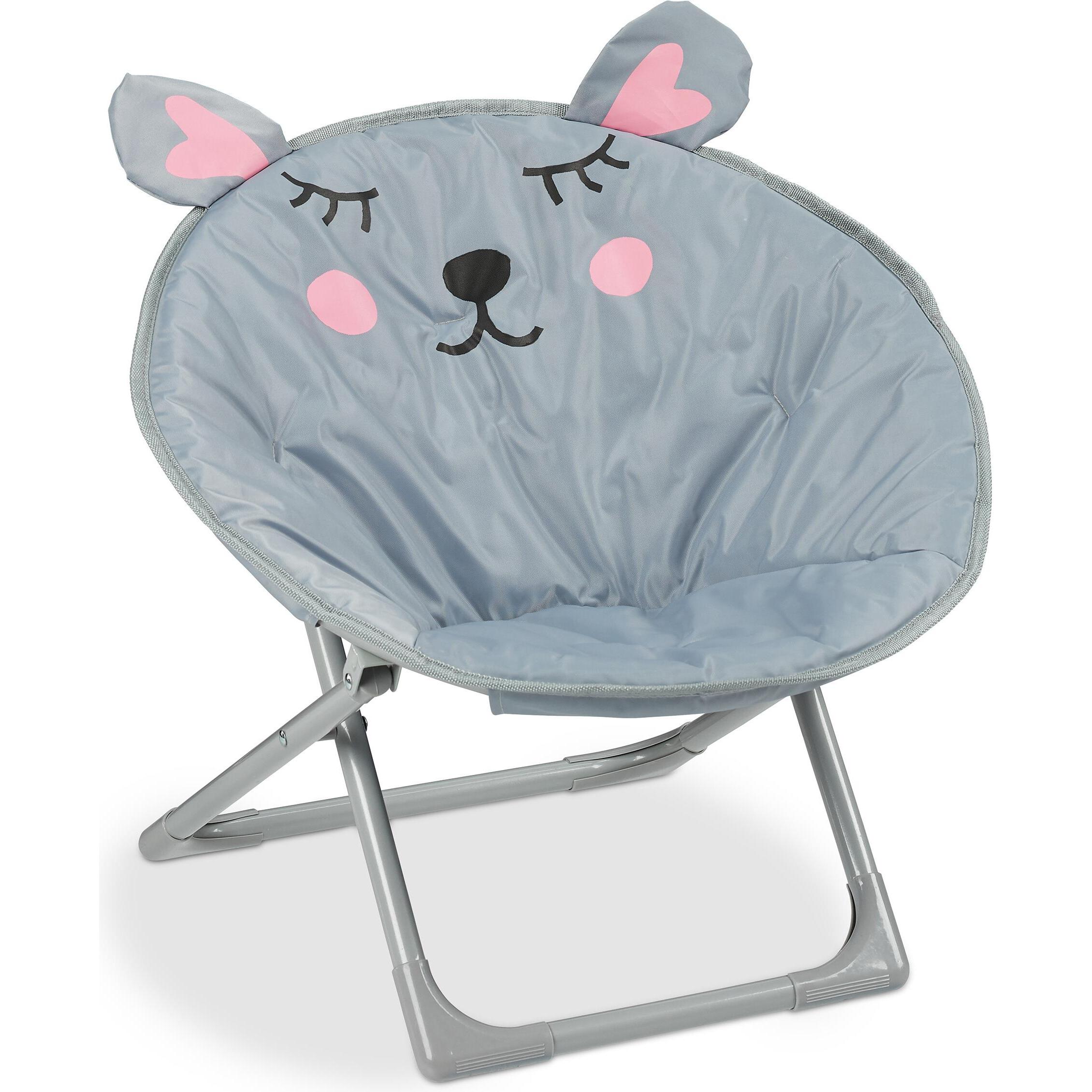Relaxdays, Kinderstuhl + Kindertisch, Moonchair (Kindersessel)