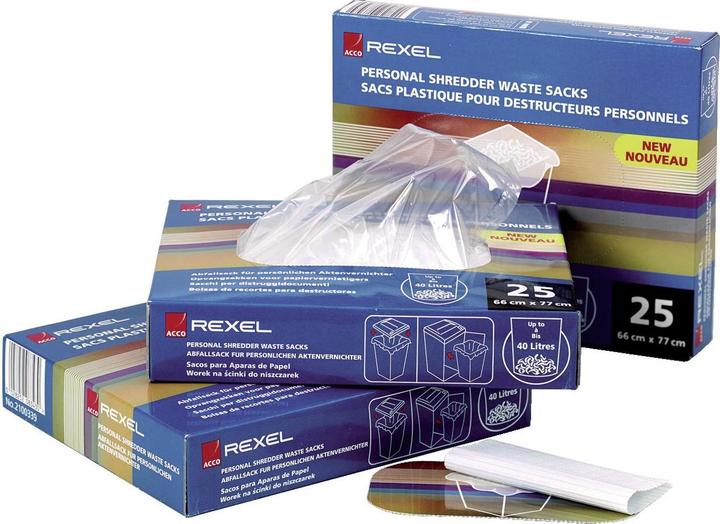 Produktbild Rexel Abfallsäcke (100 x, 40 l)