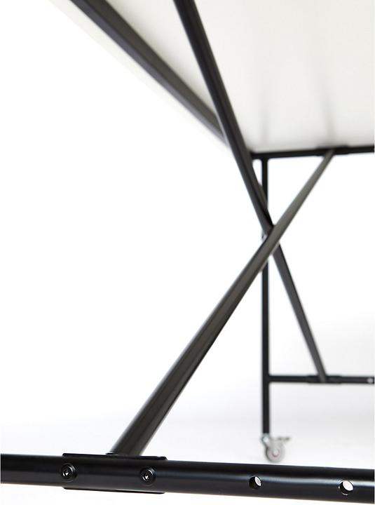 Produktbild Novigami Büro Set | Bürotisch Yori | Klappbar | Mit Rollen | HxB 790 x 1600 mm | Inkl. Bürostuhl Lokai | Schw