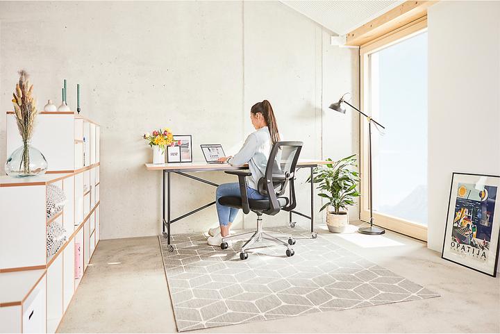 Produktbild Novigami Bürotisch Yori | Klappbar | Mit Rollen | HxBxT 790 x 1600 x 800 mm |