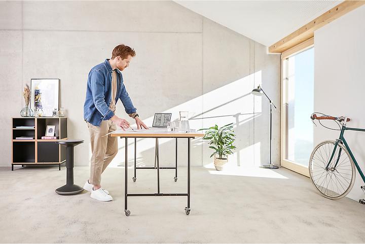 Produktbild Novigami Bürotisch Yori | Klappbar | Mit Rollen | HxBxT 790 x 1600 x 800 mm |