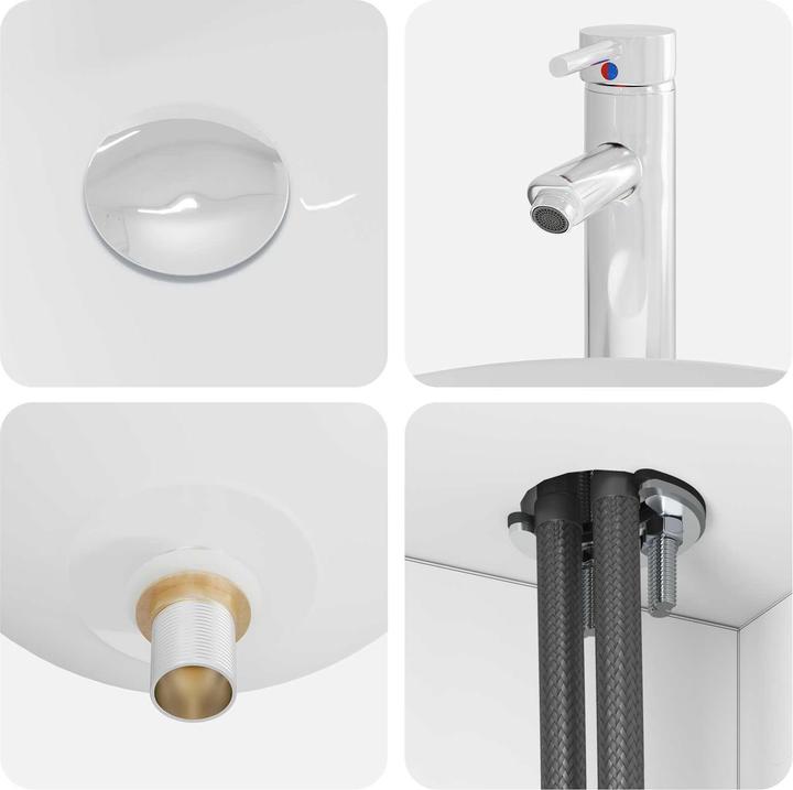 Actual product image vidaXL Moderner Waschtisch (410 mm, 495 mm)
