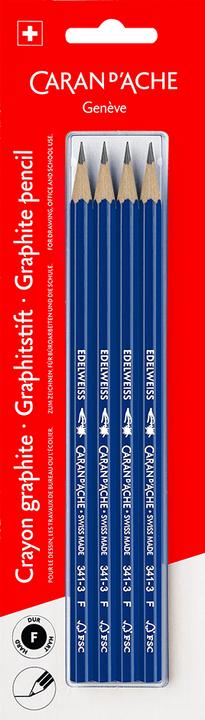 Immagine prodotto Caran d'Ache Edelweiss Graphitstift im Blister (2.10 mm, F, 10 x)