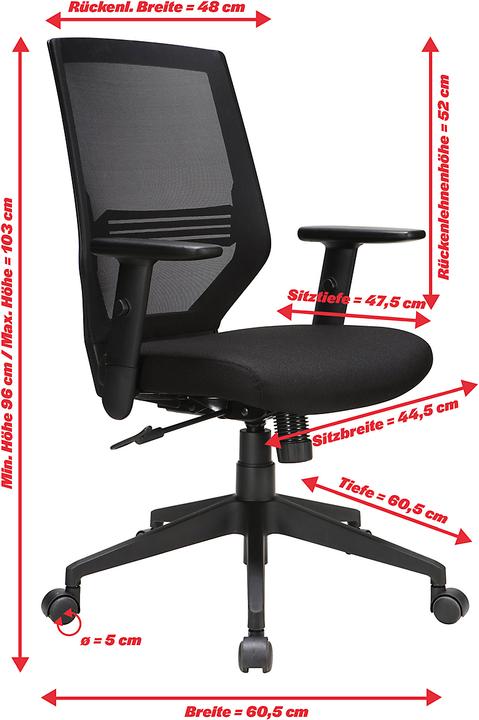 Produktbild Novigami Büro Set | Bürotisch Yori | Klappbar | Mit Rollen | HxB 790 x 1600 mm | Inkl. Bürostuhl Lokai | Schw