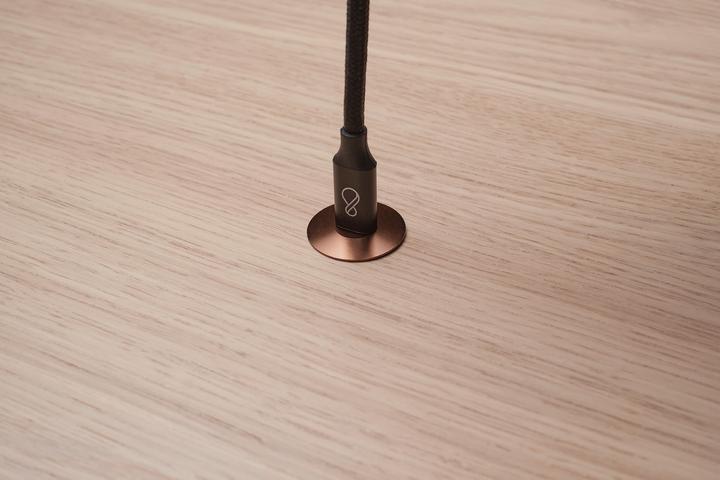 Actual product image Ochno Socket - USB-C outlet w. locking screw 1m cable in Copper (1 m, USB 3.2 Gen 2)