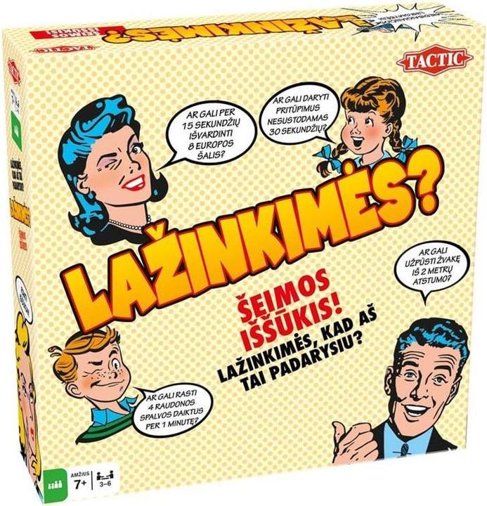 Productafbeelding Tactic Spel TAC Let's Bet? (Litouws) (Litouws, 3 - 6 Spelers)