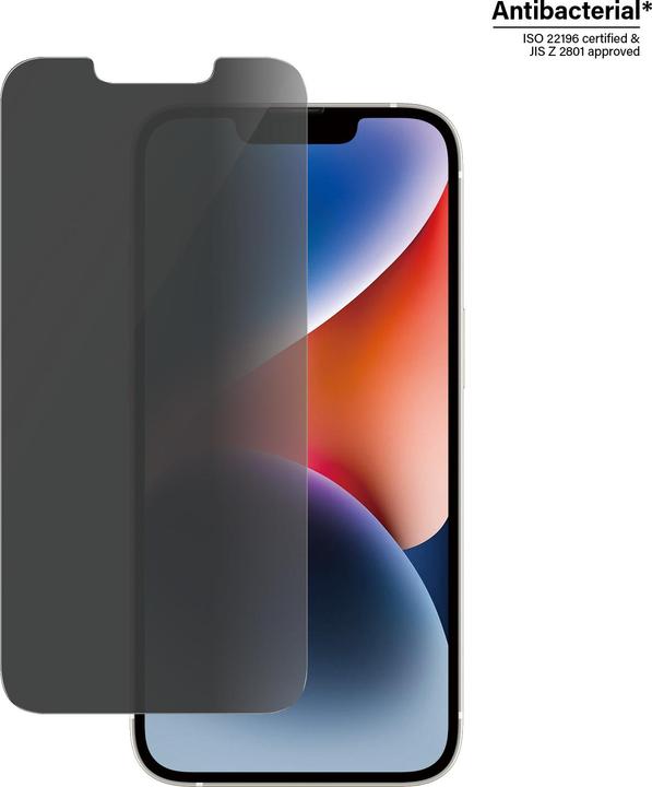 PanzerGlass Screen Prot. Privacy Classic Fit iP 6.1 Inch 2022 (1 Pcs., Apple iPhone 13, Apple iPhone 13 Pro, Apple iPhone 14)