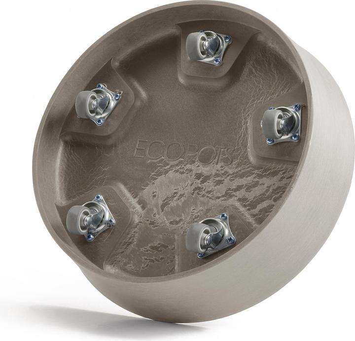 Produktbild Ecopots Untersetzer rund Rollen