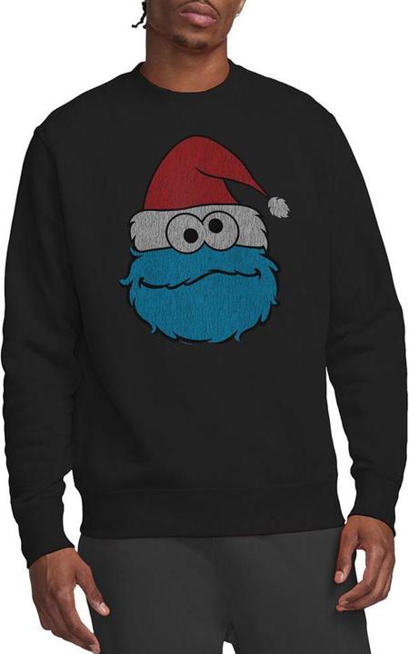 Image du produit - Sweat Noël motif Macaron le glouton - Adulte (M)