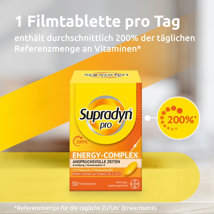 Produktbild Supradyn pro energy-complex (30 Stück, Tabletten, 69 g)