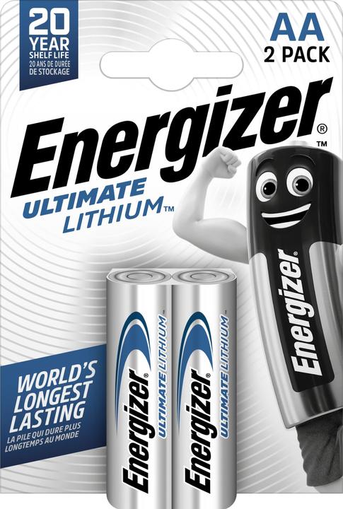Immagine prodotto Energizer Ultimo litio (2 pz., AA, 3 mAh)