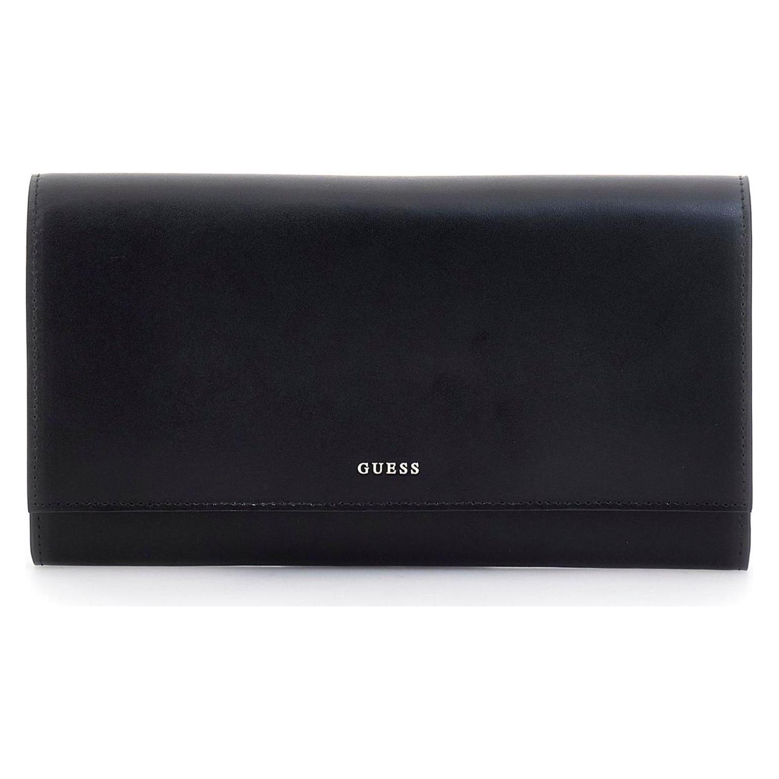 Guess, Damen, Portemonnaie, Wallet Travel, Schwarz