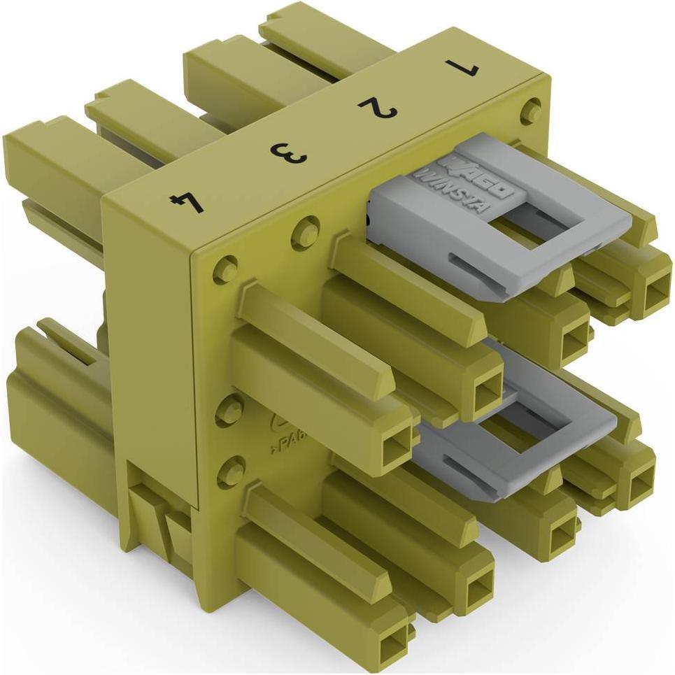Wago 770-1735 H-Verteiler 3-Fach 4-P. Kod: B H-grün (Verteiler) (770-1735)
