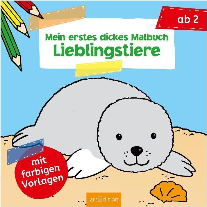 Image du produit Mon premier gros livre de coloriage Les animaux préférés