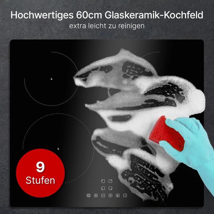 Produktbild Bomann BOMA Induktionskochfeld (59 cm, Glaskeramik Kochfeld, Induktionskochfeld)