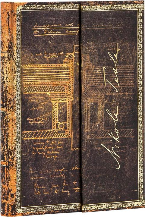 Actual product image Paperblanks Fascinating manuscripts Tesla, sketch of a turbineMiniUNL