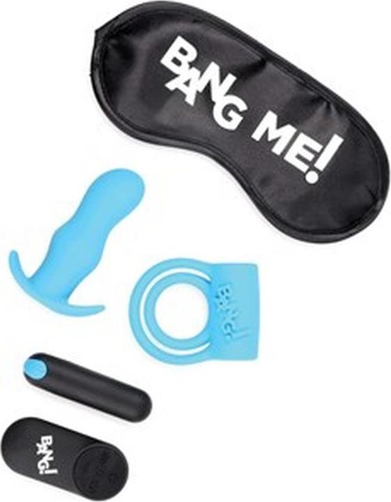 Immagine prodotto XR Brands Kit Duo Blast C-Ring, Butt Plug, Bullet e Blindfold
