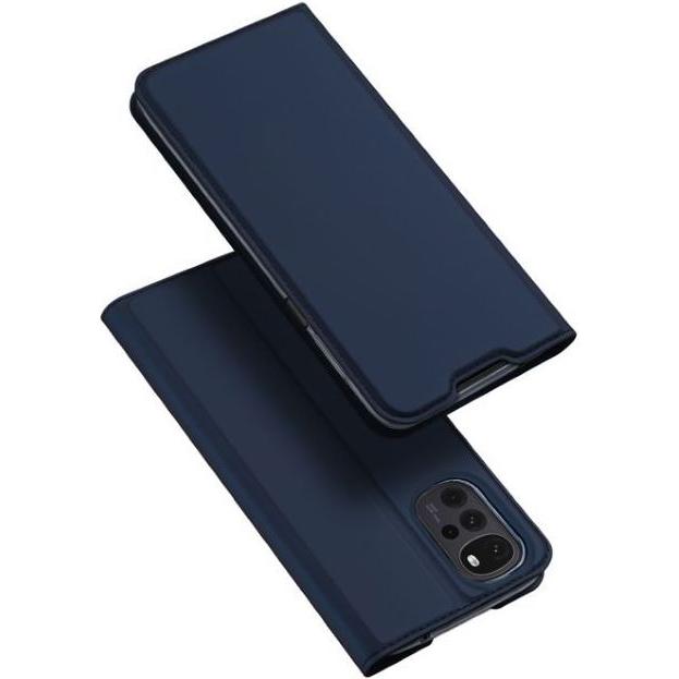 Dux Ducis Skin Pro Series Bookcover (Motorola Moto G22), Smartphone Hülle, Blau