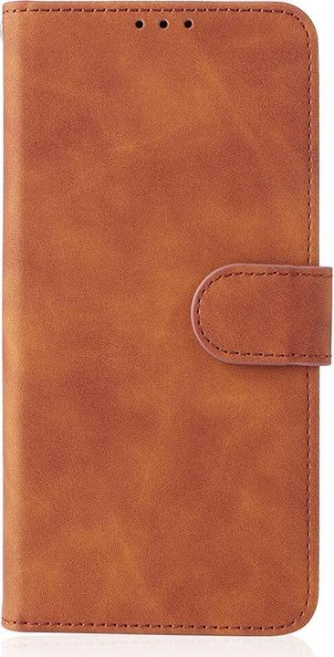 Actual product image Cover-Discount OPPO A58 4G - Leather case cover brown (Oppo A58 4G)