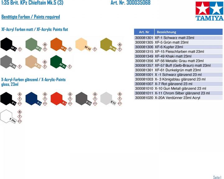 Produktbild Tamiya Chieftain MK5