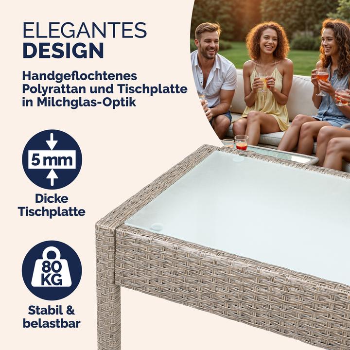 Produktbild Casaria Sitzgruppe (107 x 40 x 41 cm)