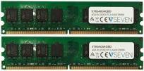 Produktbild V7 2X2GB KIT DDR2 800MHZ CL6 (2 x 2GB, 800 MHz, DDR2-RAM, DIMM)